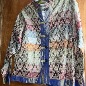Gorgeous silk jacket NWT